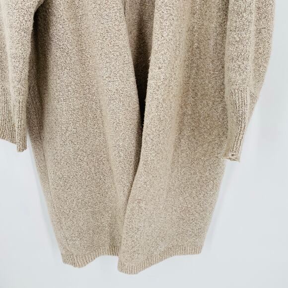 Tan heather long cardigan sweater Old Navy womens size large - Picture 2 of 12